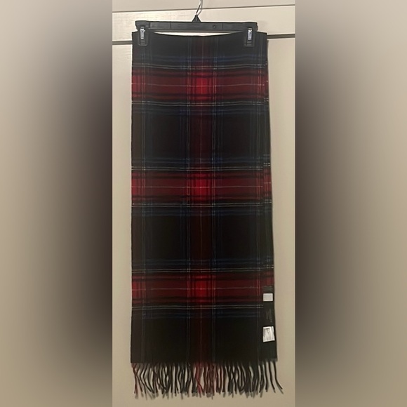 NWT Club Room Mens Plaid Cashmere Scarf - Picture 6 of 10